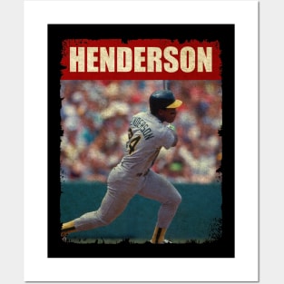Rickey Henderson - NEW RETRO STYLE Posters and Art